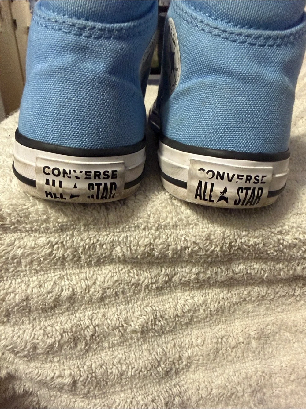 Converse Kids High Top Sneakers in Light Blue